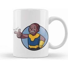 Humuts Fallout Vault Boy Thanos Beyaz Kupa