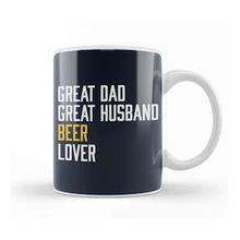 Humuts Fathers Day Great Dad Great Husband Beer Lover Kupa Bardak