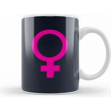 Humuts Female Gender Symbol Kupa Bardak