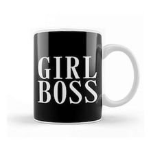 Humuts Feminist Girl Boss Slogan Kupa Bardak