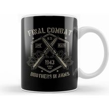 Humuts Final Combat Mural Beyaz Kupa