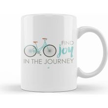 Humuts Find Joy In The Journey Bike Beyaz Kupa