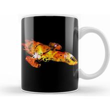 Humuts Firefly Serenity Galaxy Silhouette Logo Beyaz Kupa