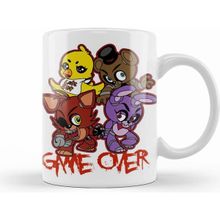 Humuts Five Nights Game Over Five Nights At Freddys 01 Beyaz Kupa