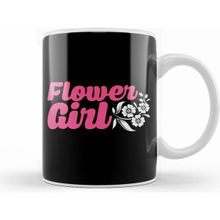 Humuts Flower Girl Adorable Wedding Ceremony Cute Flowery Kupa Bardak