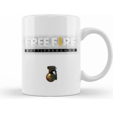 Humuts Free Fire Granade Beyaz Kupa