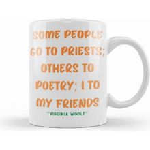 Humuts Friendship Quotes Day Ideas Love Gift Virginia Woolf Beyaz Kupa
