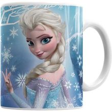 Humuts Frozen Elsa Beyaz Porselen Kupa Bardak