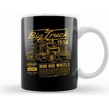 Humuts Fun Cool Vintage Big Truck Kupa Bardak