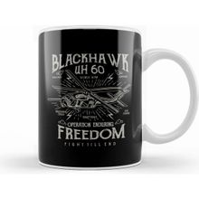 Humuts Fun Cool Vintage Blackhawk Freedom Kupa Bardak