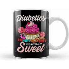 Humuts Funny Diabetics are Naturally Sweet Diabete Beyaz Kupa