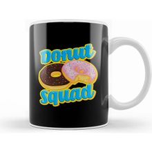 Humuts Funny Donut Squad Hilarious Donut Obsessed Pun Beyaz Kupa