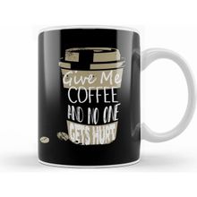 Humuts Funny Give Me Coffee And No One Gets Hurt Caffeine Beyaz Kupa