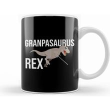 Humuts Funny Grandpasaurus Rex T Rex Grandpa Dinosaur Beyaz Kupa