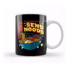 Humuts Funny Send Noods Pun Anime Gamer Ramen Kawaii Kupa Bardak