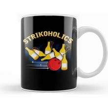 Humuts Funny Strike Expert Bowling Strikoholics Bowler Kupa Bardak