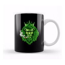 Humuts Funny Weed Marijuana Cannabis Kush Pot Green Lion Smoking Stoner Kupa Bardak