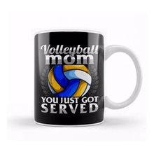 Humuts Funny You Just Got Served Volleyball Mom Serve Pun Kupa Bardak