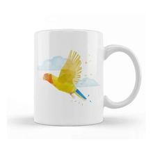 Humuts Geometric Animal Parrot Kupa Bardak
