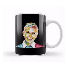 Humuts Geometric Celebrity Ellen Degeneres Kupa Bardak