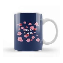 Humuts Girl Power Empowering Floral Background 01 Kupa Bardak