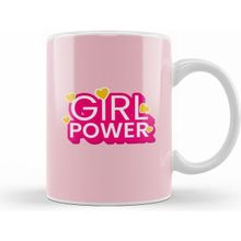 Humuts Girl Power Text Design Kupa Bardak