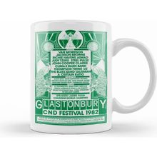 Humuts Glastonbury Festival 1982 Poster Kupa Bardak