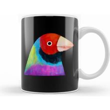 Humuts Gouldian Finch Bird 01 Kupa Bardak