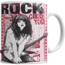Humuts Grrrl Riot Rock Kupa Bardak