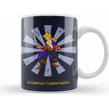 Humuts Guybrush Threepwood Retro Japanese Kupa Bardak