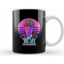 Humuts Haikyuu Miya Osamu Neon Haikyuu Anime Kupa Bardak