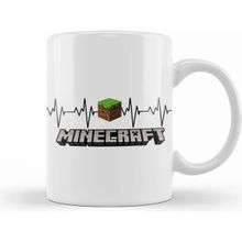 Humuts Heartbeat Minecraft Beyaz Kupa