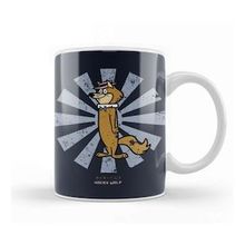 Humuts Hokey Wolf Retro Japanese Kupa Bardak