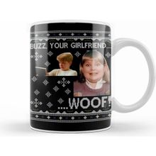 Humuts Home Alone Buzz Your Girlfriend Wood Christmas Kupa Bardak