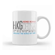 Humuts Hong Kong Sar China Text Art Kupa Bardak