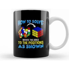 Humuts How To Solve Puzzle Cube Funny Cubing Kupa Bardak