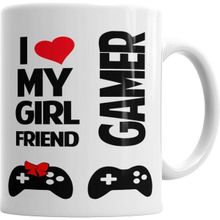 Humuts I Love My Girl Friends Gamer Kupa Bardak