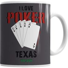 Humuts I Love Poker Kupa Bardak