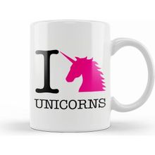 Humuts I Love Unicorns Kupa Bardak