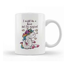 Humuts I May Be A Nerd But Im Magical Unicorn Pixel Art Kupa Bardak