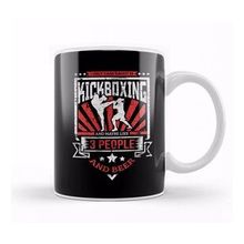 Humuts I Only Care About Kickboxing, 3 People, And Beer Kupa Bardak