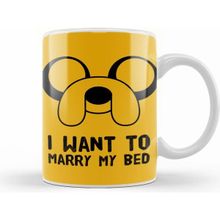 Humuts I Want to Marry My Bed Beyaz Kupa