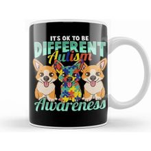 Humuts It is Ok to Be Different Autism Awareness Heart Kupa