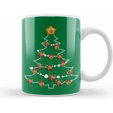 Humuts Jeremy Corbyn Labour Party Christmas Tree Baubles Beyaz Kupa