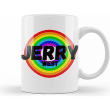Humuts Jerry West Basketball Gifts Vintage Retro Rainbow Quotes For Boys And Dad Kupa Bardak