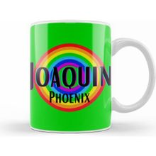 Humuts Joaquin Phoenix Retro Rainbow Style Beyaz Kupa