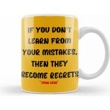 Humuts John Cena Quotes Vintage Retro Rainbow Style Warriors Design Wrestlers Gft Beyaz Kupa