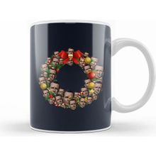 Humuts John Mcclane Die Hard Multiface Christmas Wreath Beyaz Kupa