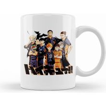 Humuts Karasuno Team Volleyball Haikyuu Anime Beyaz Kupa