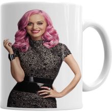 Humuts Katy Perry Cabelo Rosa Beyaz Kupa